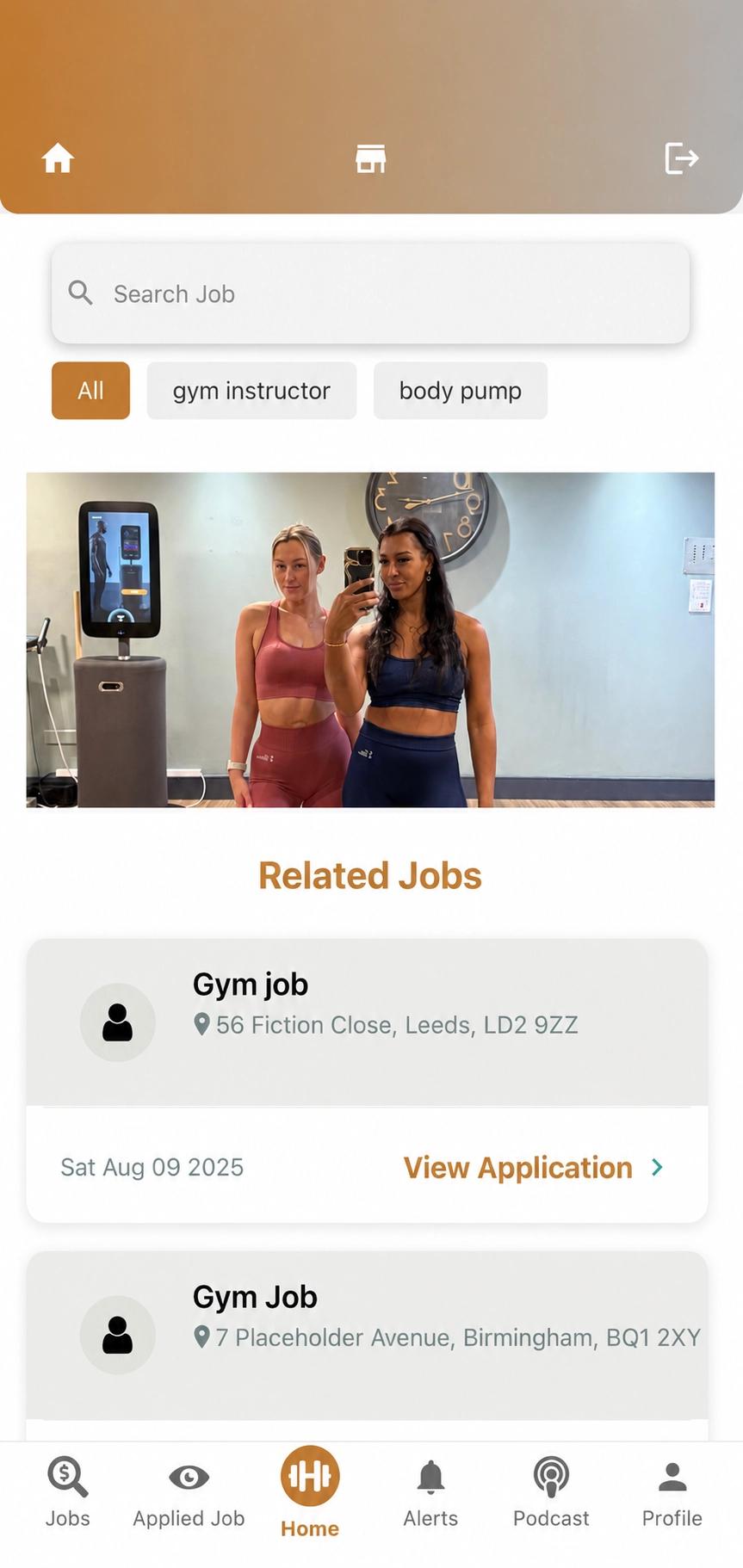 The Fitness Directory — mobile screen 2